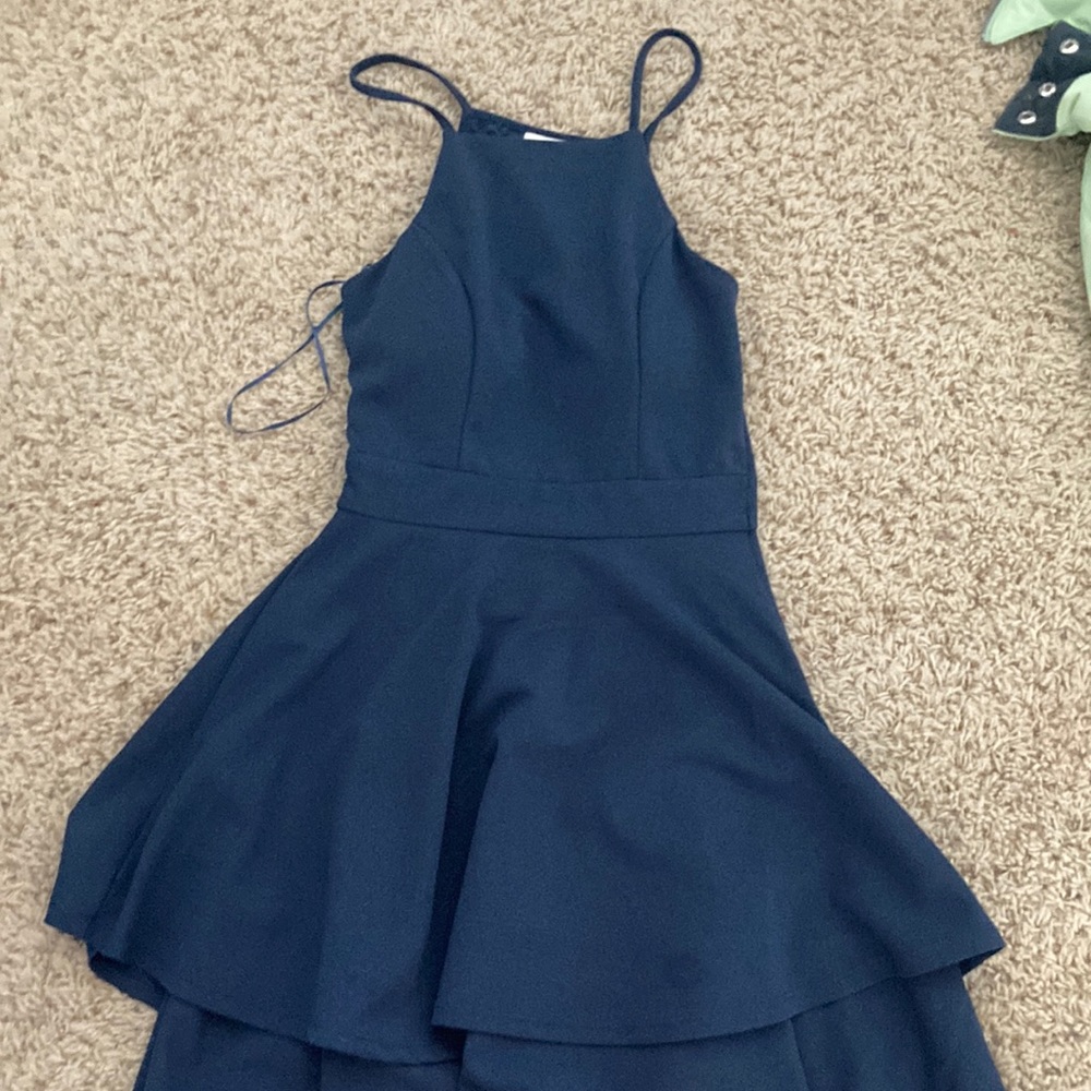 Blue dress!
